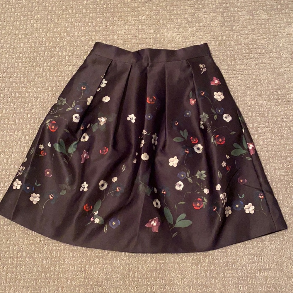 H&M floral skirt fit & flare
